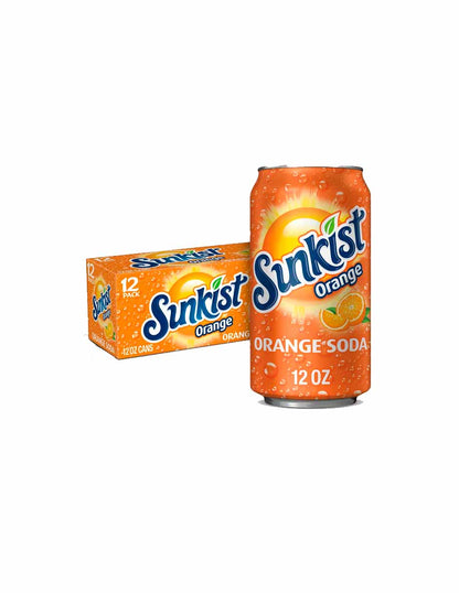 Sunkist Orange soda 12 pack