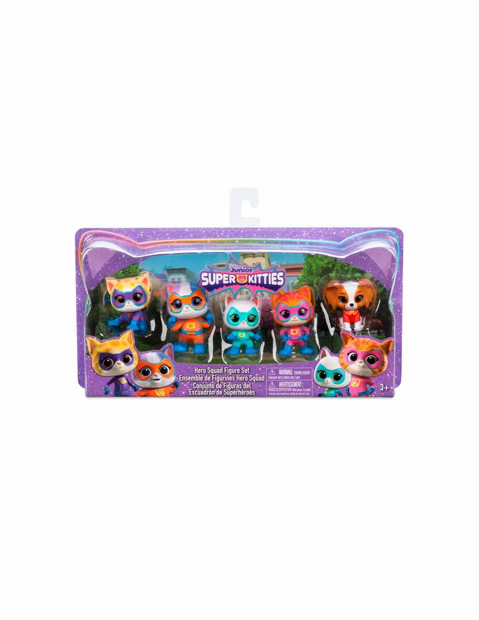 SuperKitties Disney Junior set de figuras del escuadrón