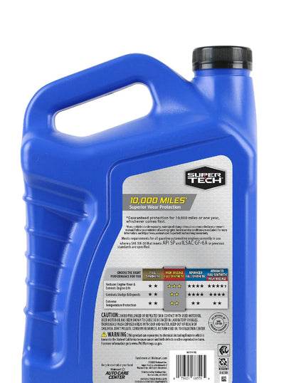 Aceite de motor 5W-20 alto kilometraje sintético Super Tech 4.7L