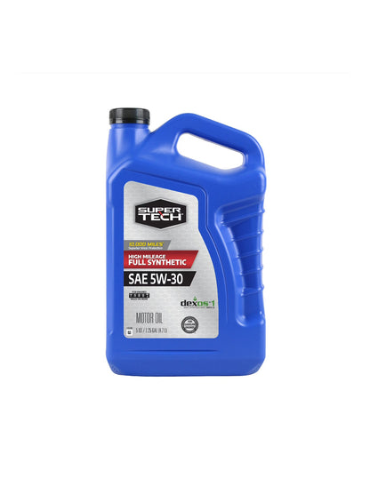 Aceite de motor 5W-30 alto kilometraje sintético Super Tech 4.73L
