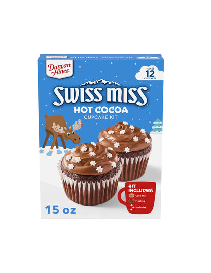 Kit para cupcakes sabor cacao caliente Swiss Miss 426gr