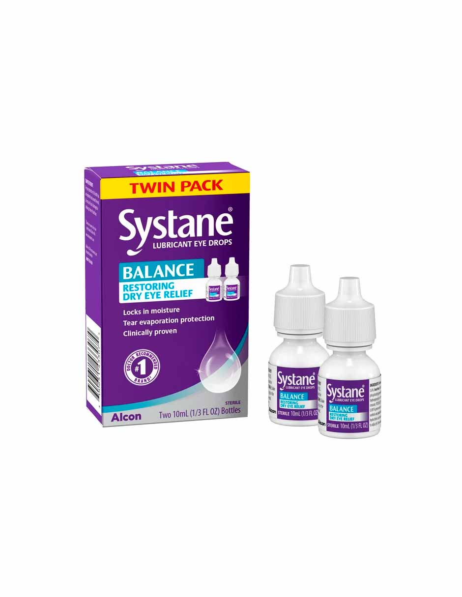 Systane Balance Gotas para ojos secos pack de 2 10ml