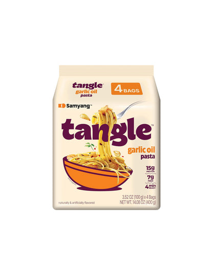 Samyang Pasta Tangle Fideos Instantáneos Paquete de 4 (variedad)