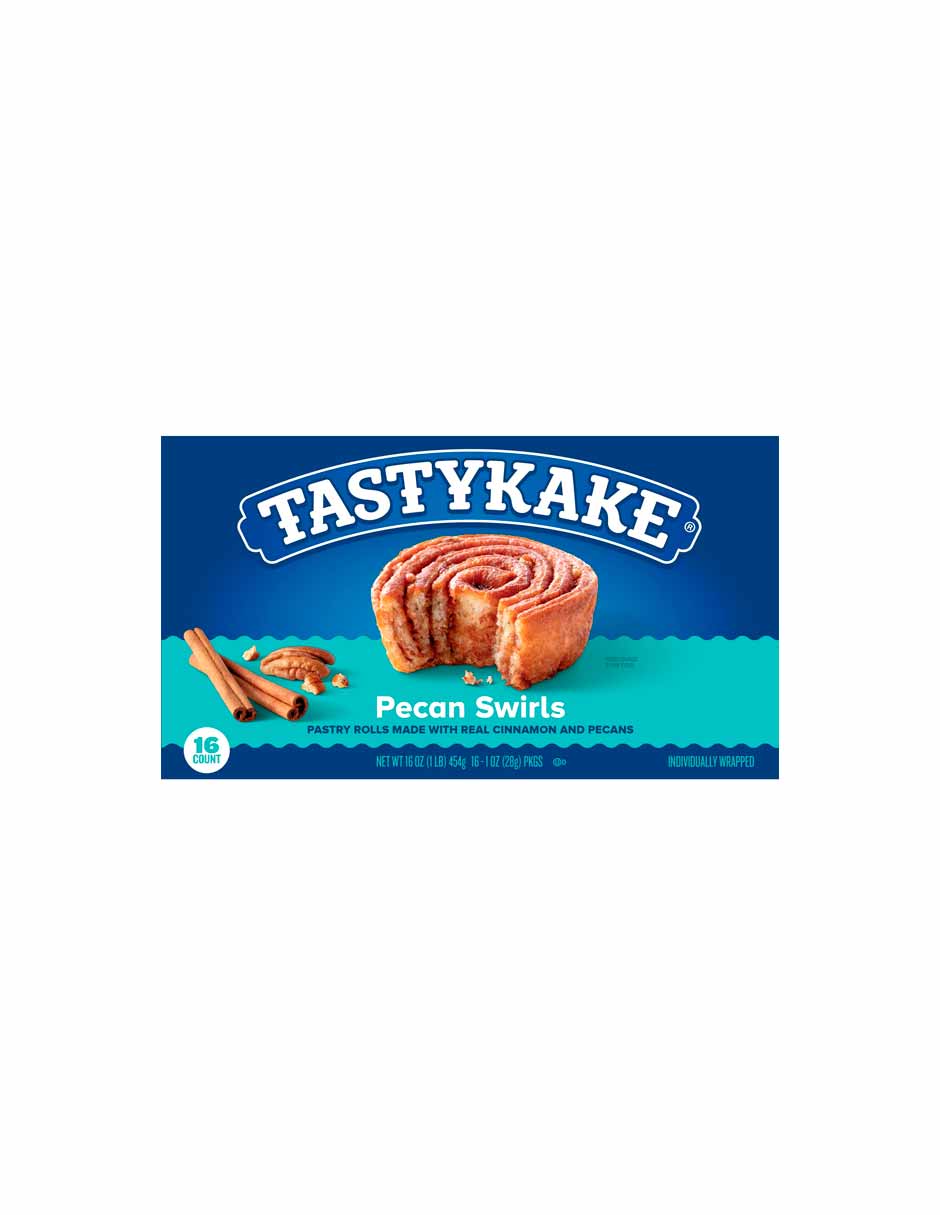 Tastykake Pecan Swirls rellenos de canela y nueces 454gr