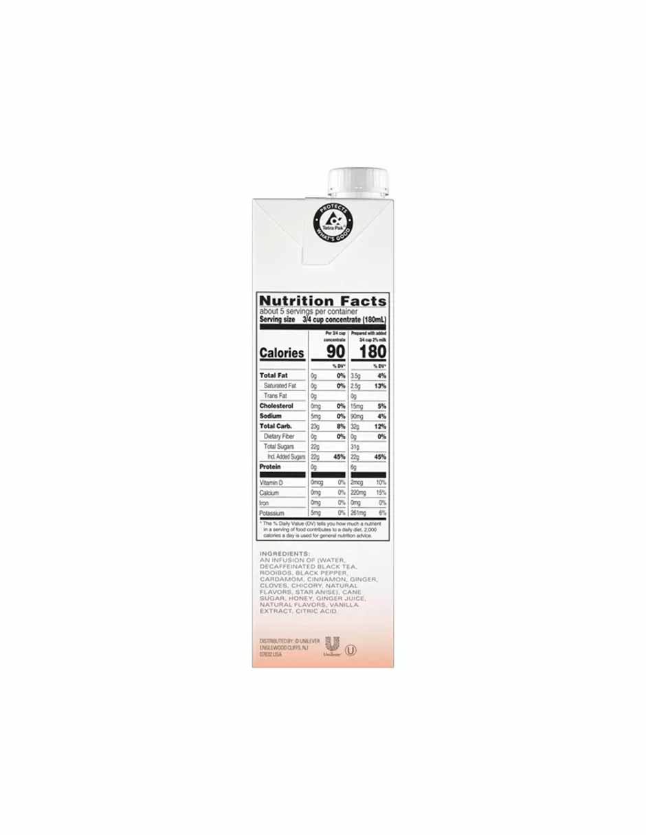 Tazo Latte Chai descafeinado Té Negro 946ml