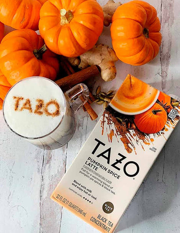 TAZO Pumpkin Spice Chai Latte concentrado de té negro 946ml