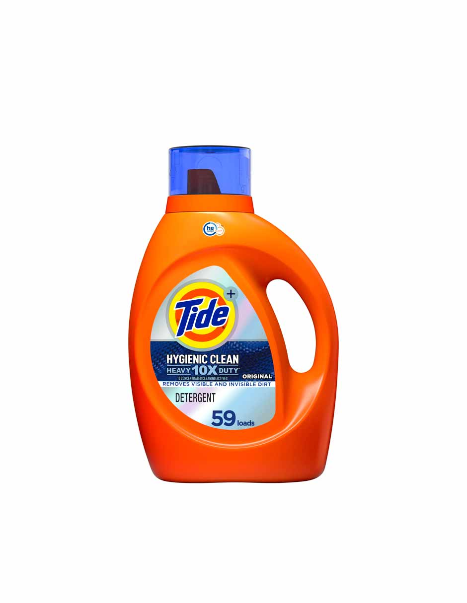 Tide Detergente líquido para ropa Hygienic Clean 2.72L