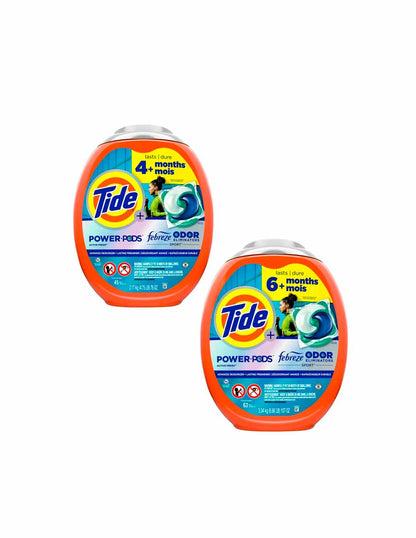 Tide pods Febreze Odor detergente para ropa (variedad)