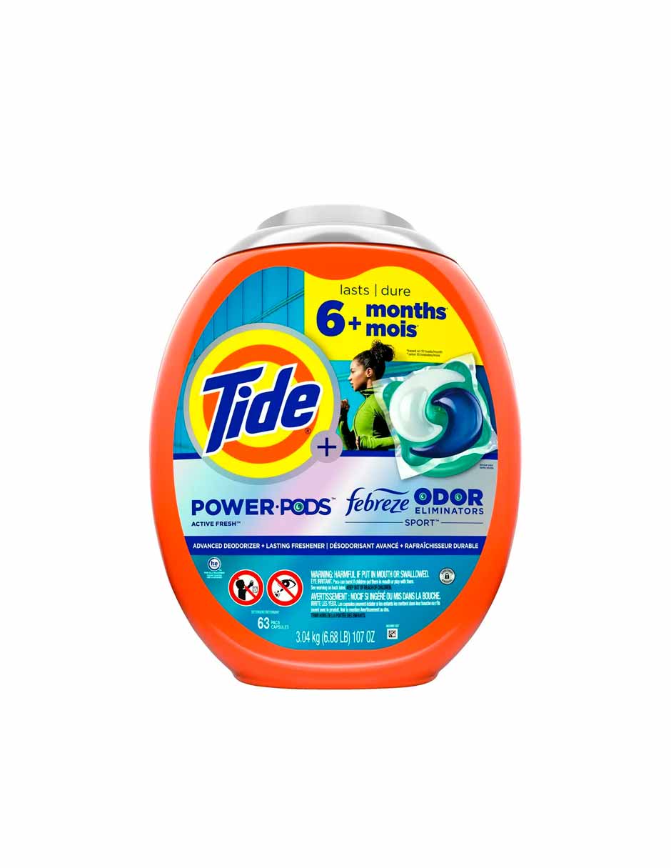 Tide pods Febreze Odor detergente para ropa (variedad)