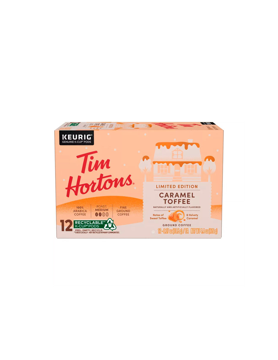 Tim Horton mezcla de caramelo y toffee Keurig K-Cup, 12 unidades