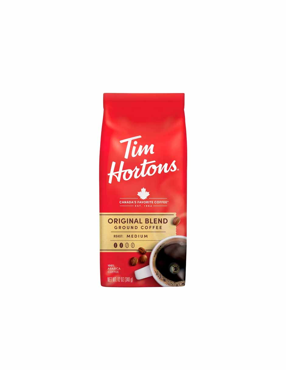 Tim Hortons Café molido tostado medio 340gr