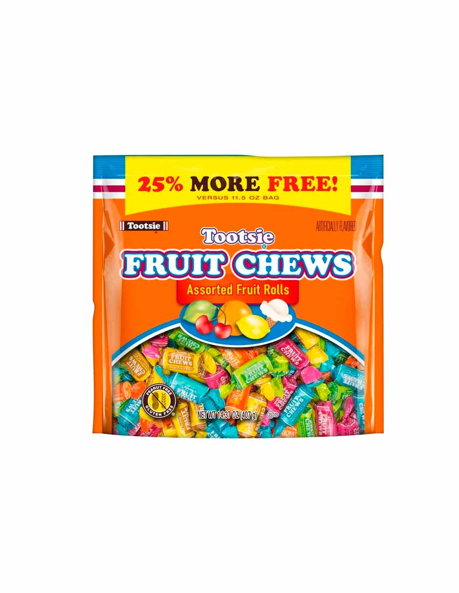 Tootsie Roll chiclosos sabores de frutas surtidos 407gr