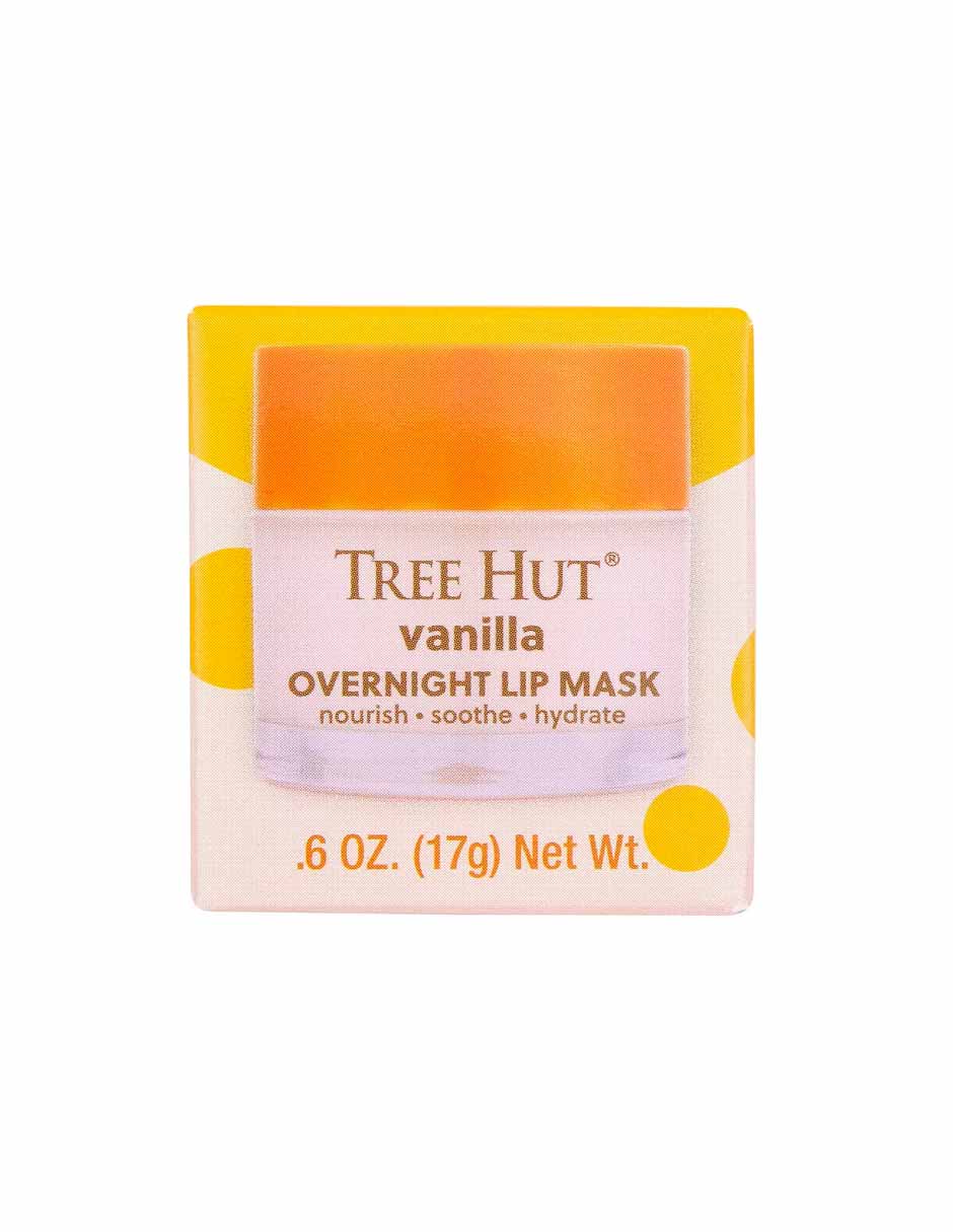 Tree Hut Mascarilla nutritiva nocturna para labios vainilla 17gr