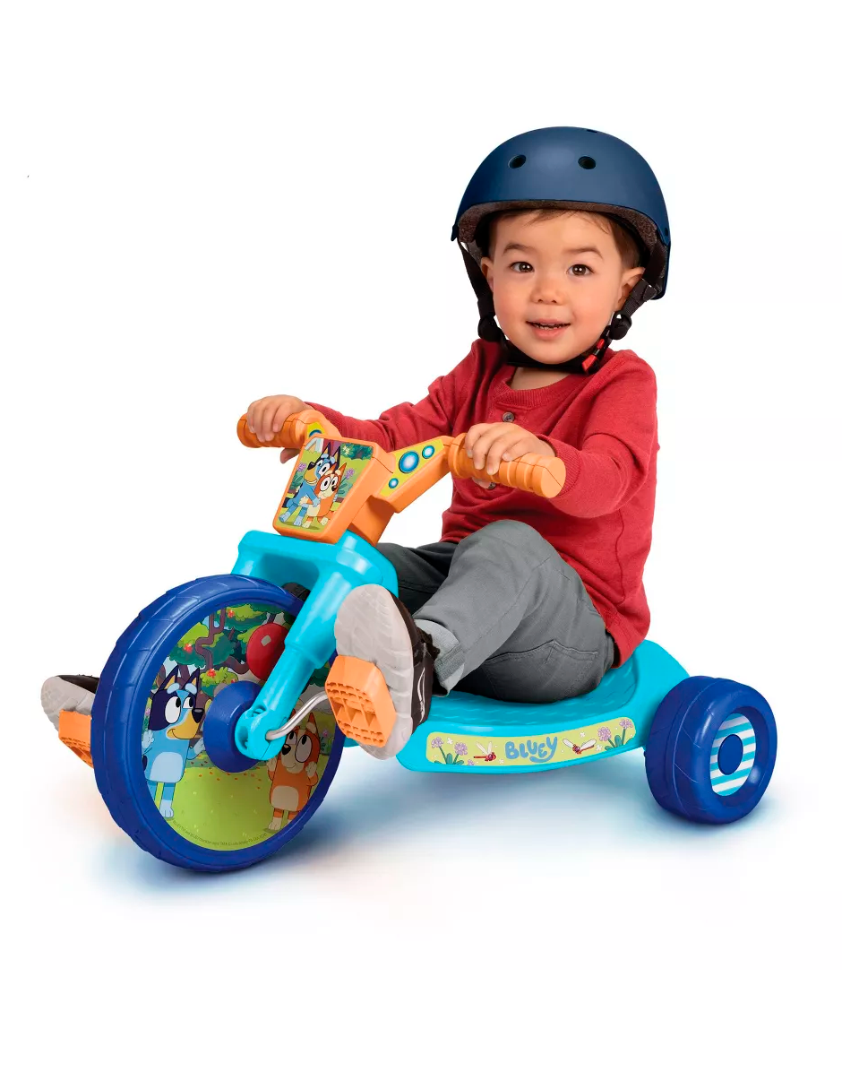 Triciclo para niños Bluey Fly Wheel con sonidos