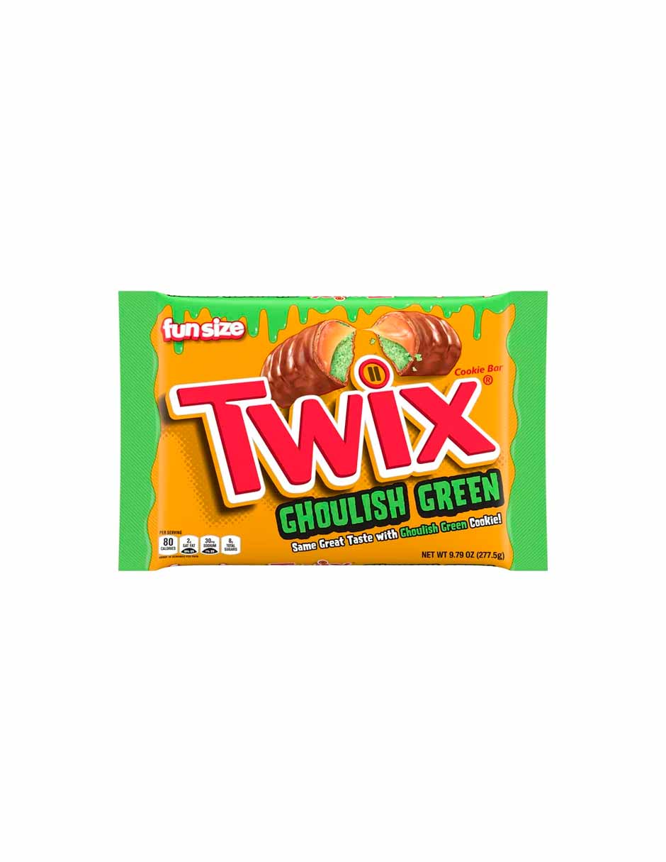 Twix Ghoulish Green chocolates Halloween 277gr