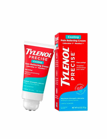 Tylenol Crema para aliviar el dolor con lidocaína y mentol 113gr