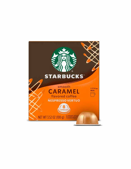 Starbucks Caramel cápsulas Nespresso Vertuo 8 cápsulas