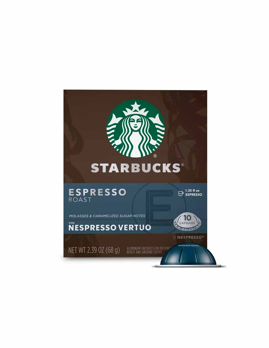 Starbucks Espresso cápsulas Nespresso Vertuo 10 cápsulas