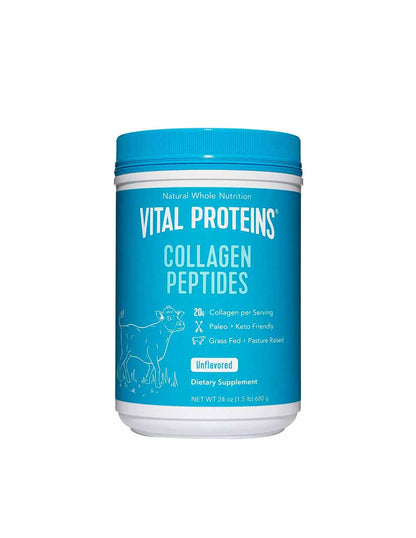 Vital Proteins Suplemento de péptidos de colágeno en polvo, sin sabor 680gr