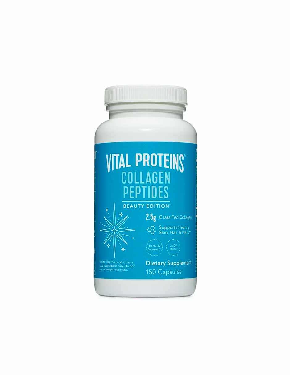 Vital Proteins Péptidos de colágeno + cápsulas de belleza, 150 unidades