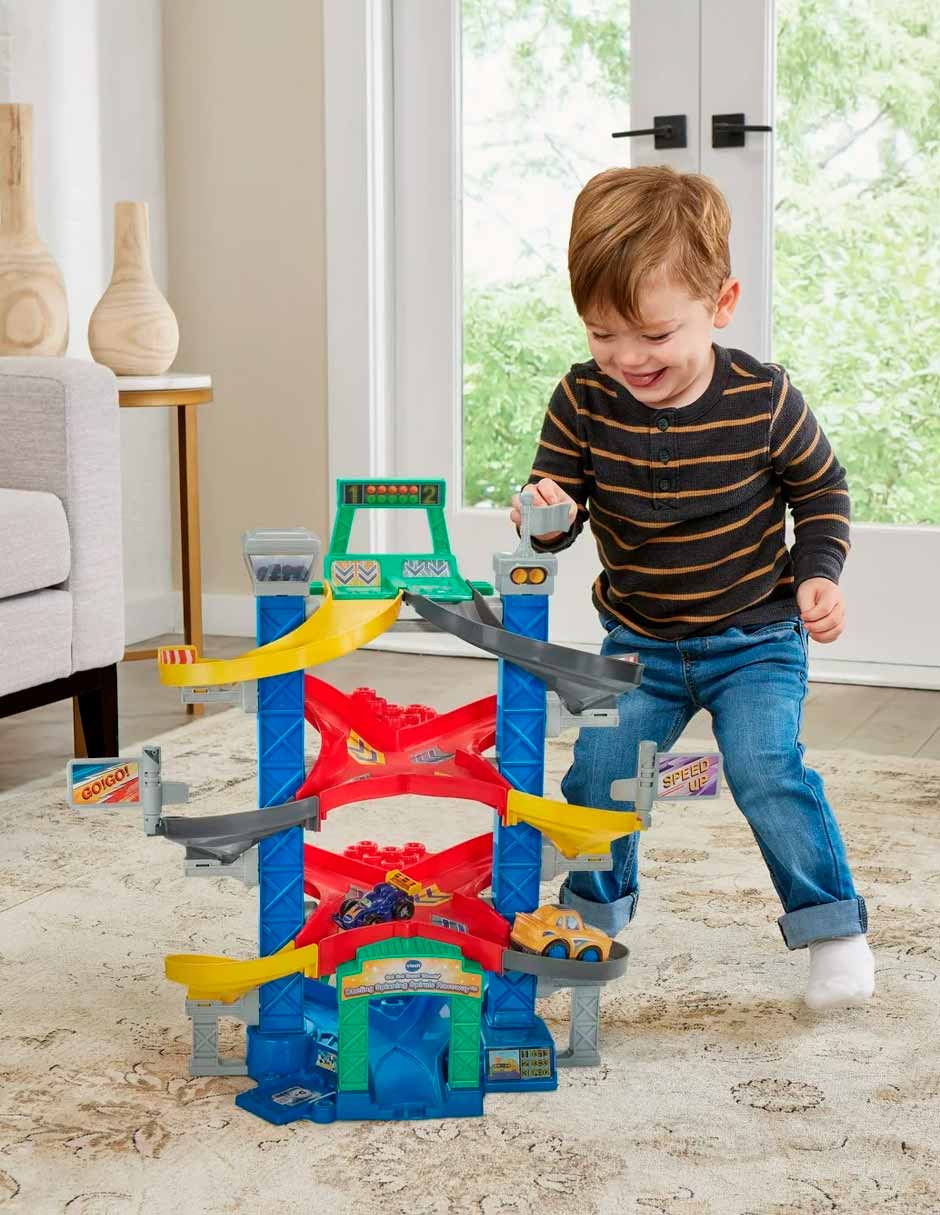 VTech pista de carreras con espirales para niños pequeños