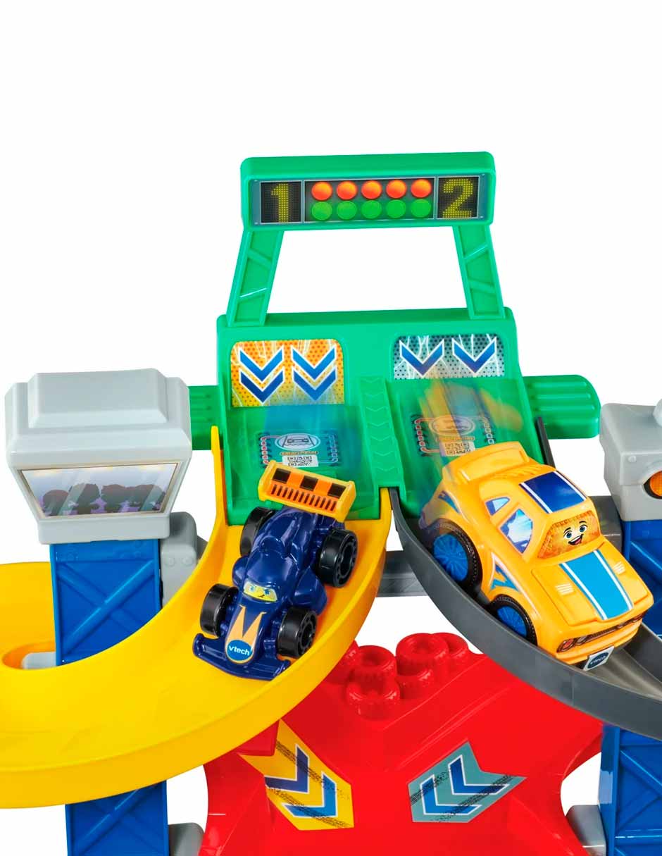 VTech pista de carreras con espirales para niños pequeños