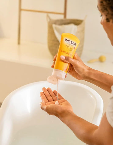 Champú y gel de baño para bebé con caléndula Weleda 200ml