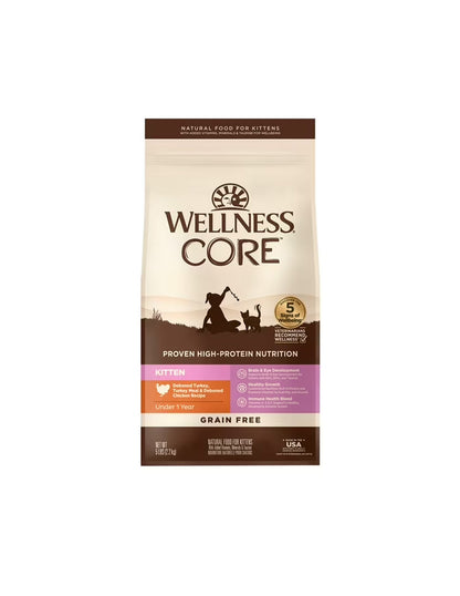 Wellness CORE Grain-Free Kitten Formula Natural Dry Cat Food 2.2kg