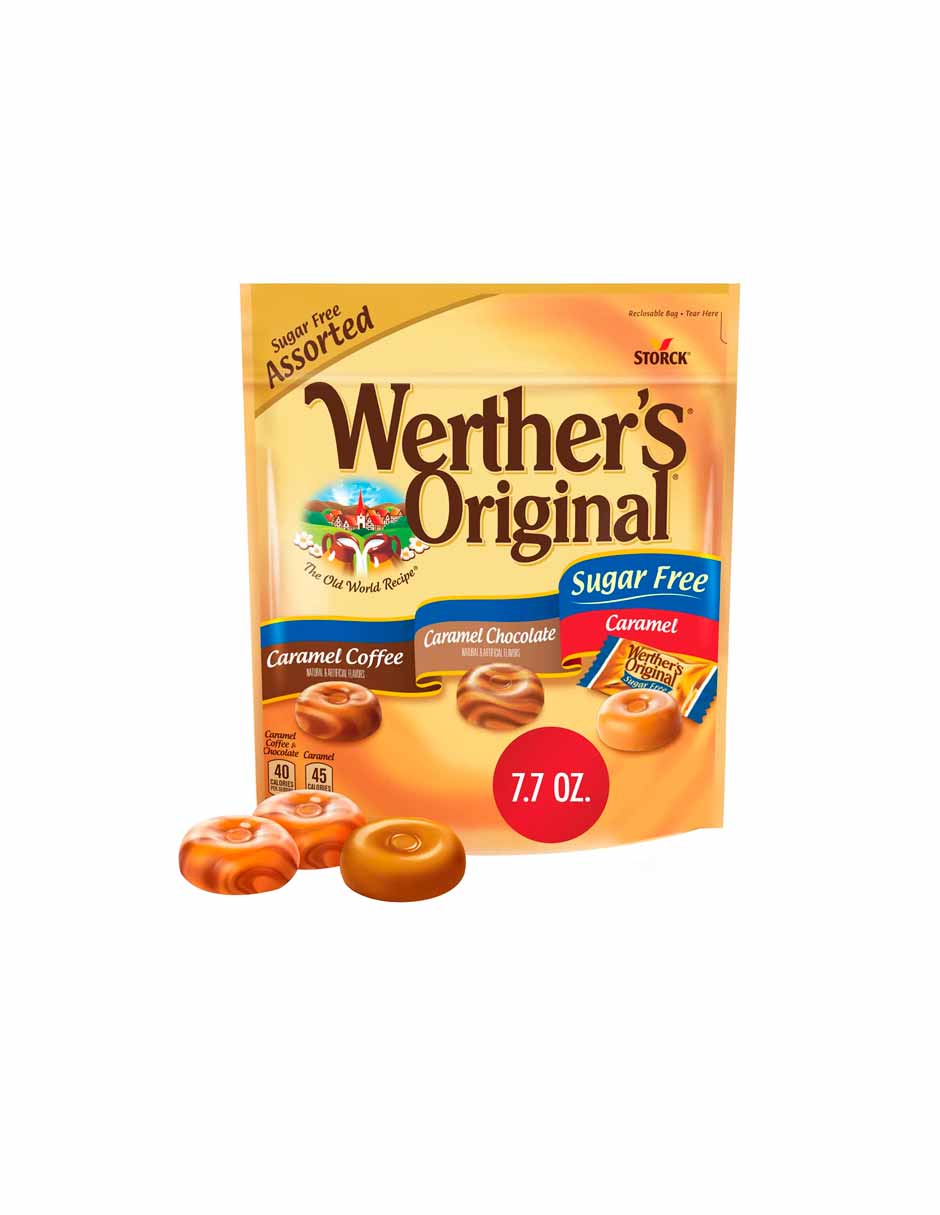 Werthers Original Caramelo sin azúcar, surtido 218gr