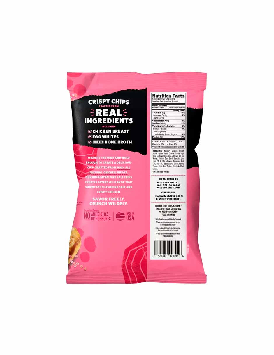 Wilde papas con proteína Sal rosa del Himalaya 64gr