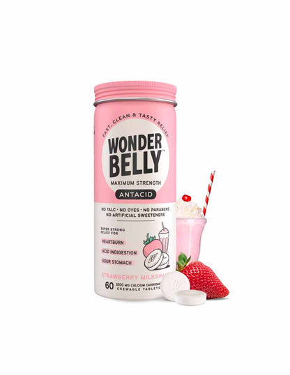 Wonderbelly Antiácido Tabletas 1000 mg 60 unidades (variedad)