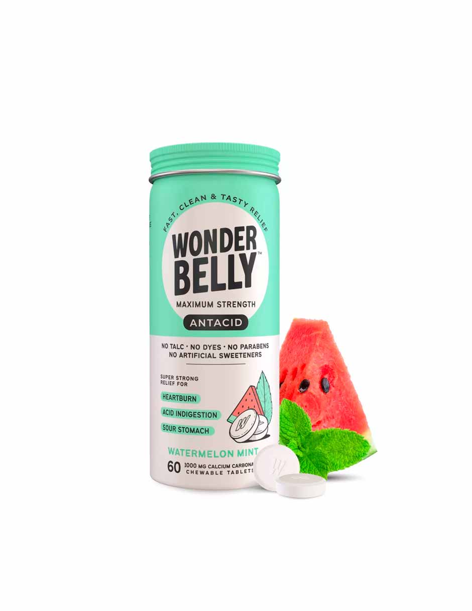 Wonderbelly Antiácido Tabletas 1000 mg 60 unidades (variedad)