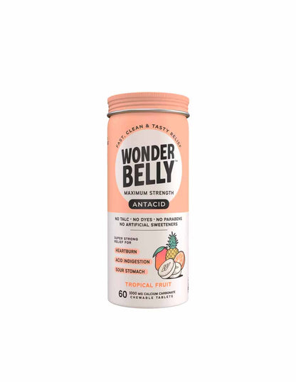 Wonderbelly Antiácido Tabletas 1000 mg 60 unidades (variedad)