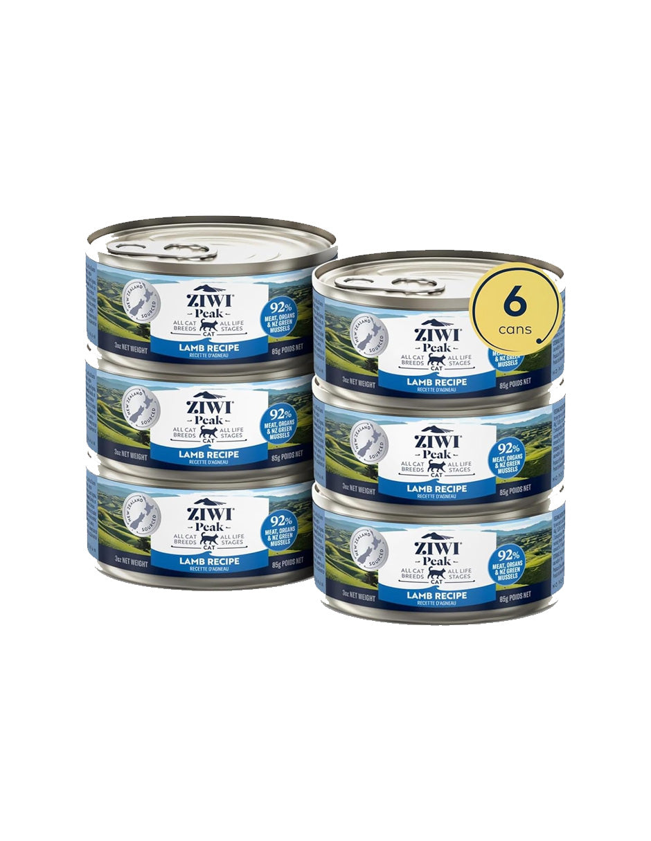 ZIWI Peak Alimento Húmedo Natural para Gatos Alto en Proteína 6 pack (elige sabor)