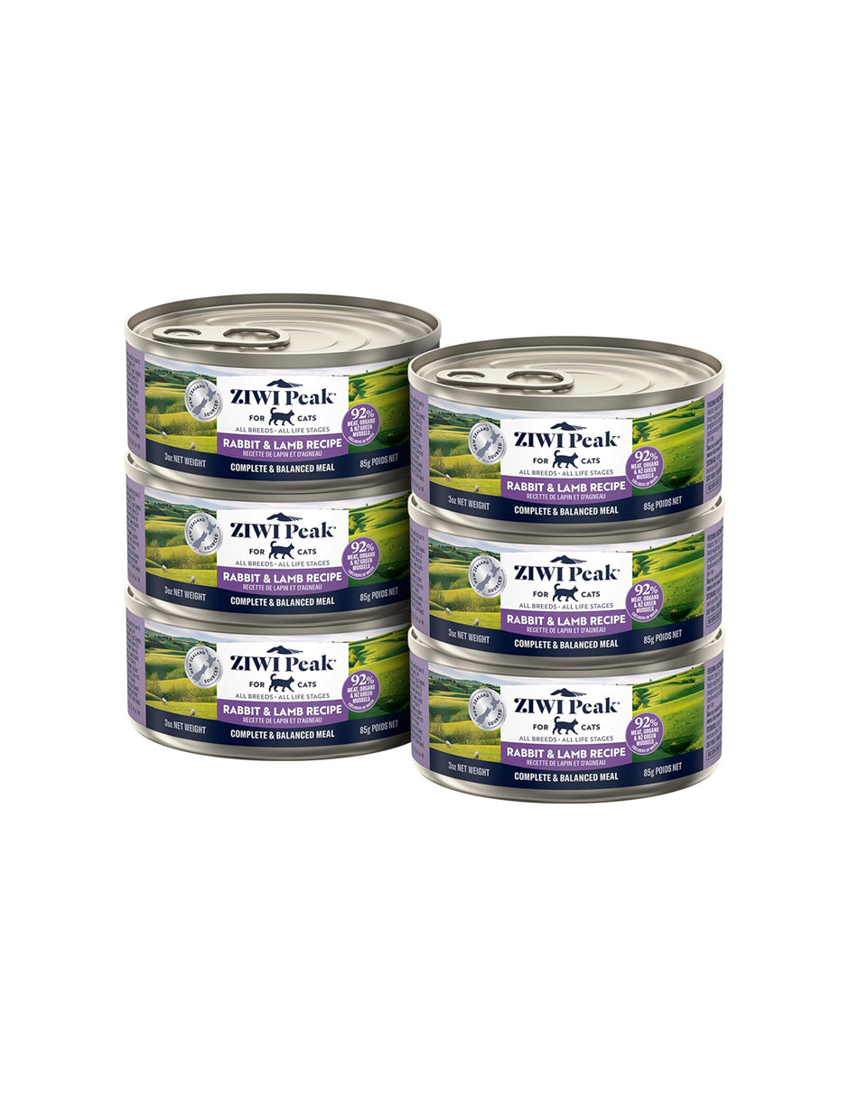 ZIWI Peak Alimento Húmedo Natural para Gatos Alto en Proteína 6 pack (elige sabor)