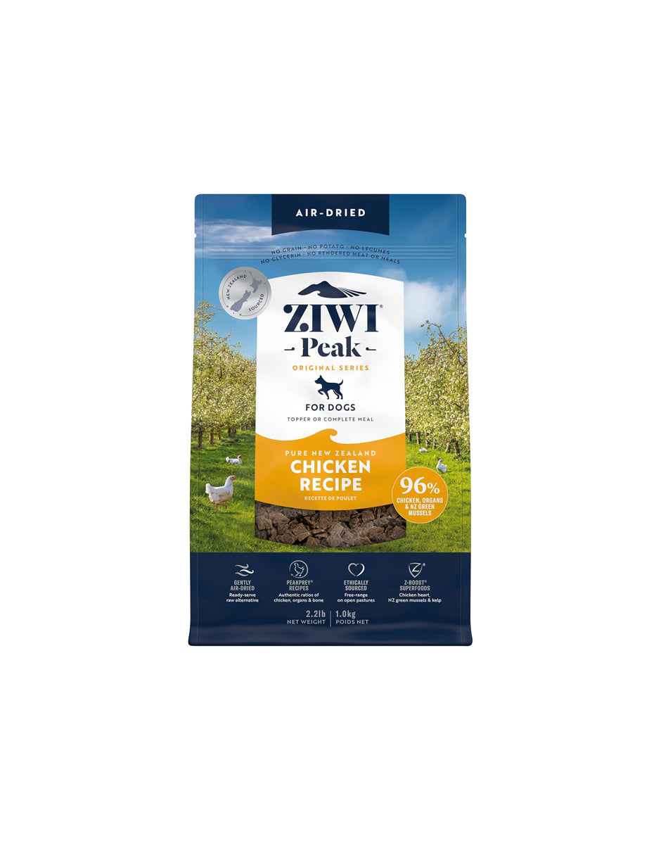 Alimento para perros secado al aire sin granos ZIWI Peak receta pollo (variedad)