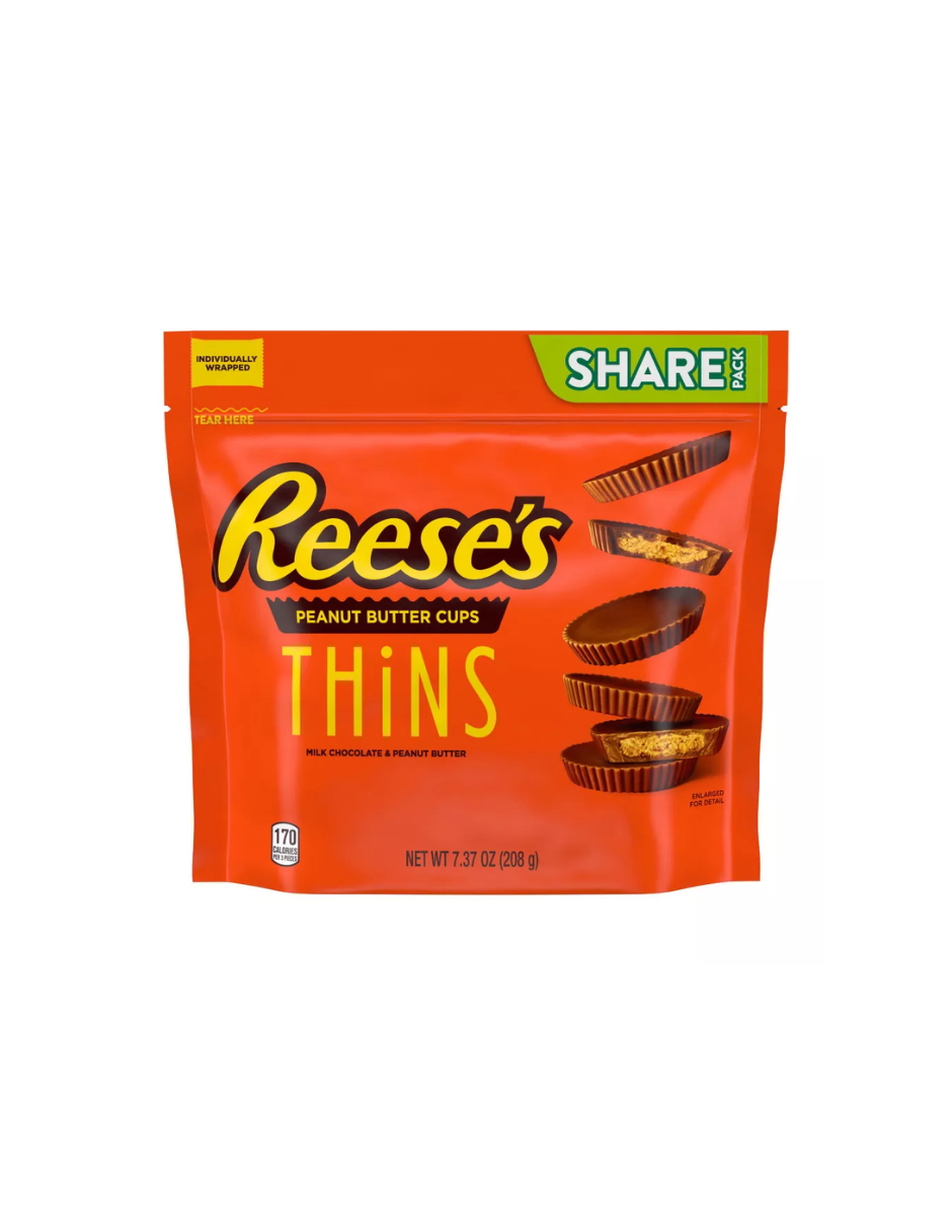 Reese's Tazas de mantequilla de maní THINS 208gr