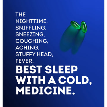 Vicks NyQuil SEVERE alivio para la tos, el resfriado y la gripe, 24 LiquiCaps