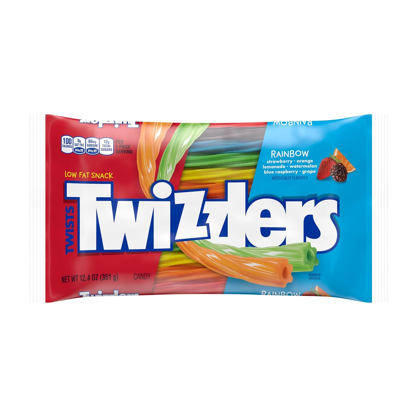 Twizzlers rainbow sabor a frutas surtidos 351gr