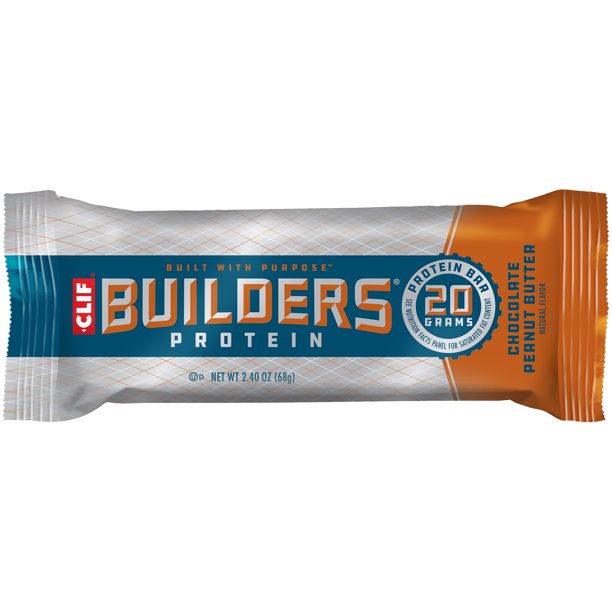 Barras de proteína CLIF Builders, sin gluten, 20 g de proteína, chocolate 6 barras