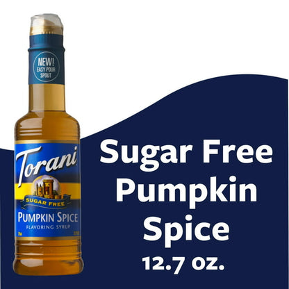 Torani Jarabe de café sabor Pumpkin spice sin azúcar 12.7 oz