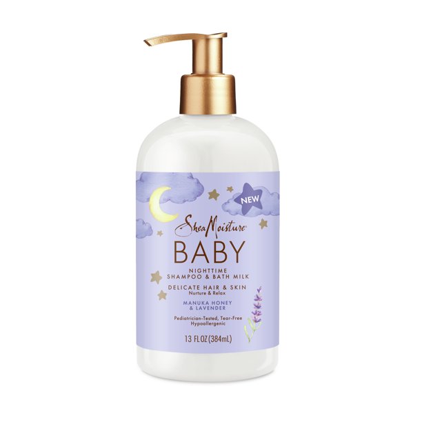 SheaMoisture Champú para bebés miel de Manuka y lavanda rutina de noche 384ml
