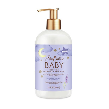 SheaMoisture Champú para bebés miel de Manuka y lavanda rutina de noche 384ml