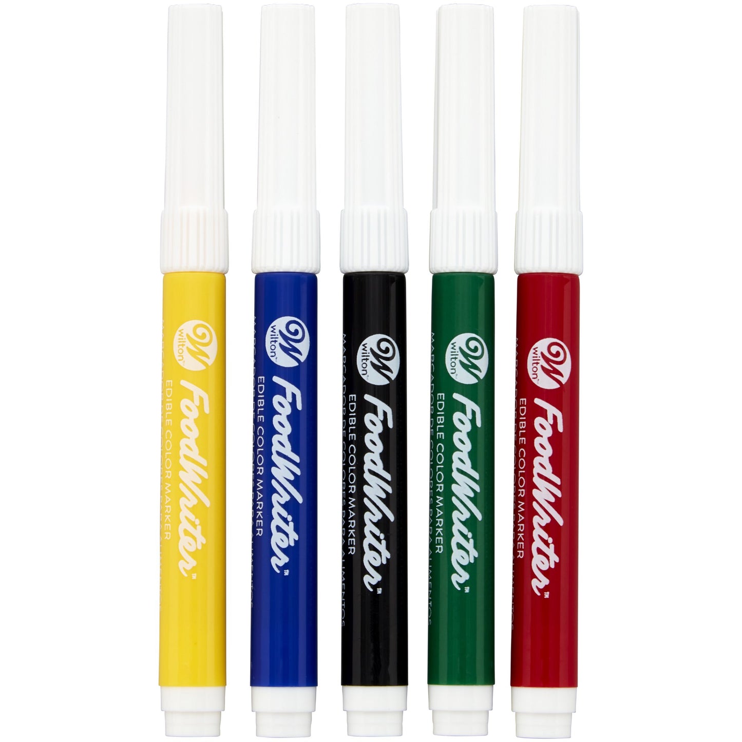 Wilton Marcadores de colores comestibles de punta fina 5pz