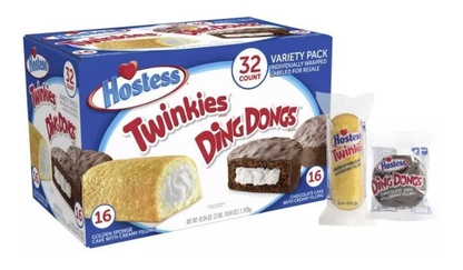 Twinkies and ding dongs 32 piezas