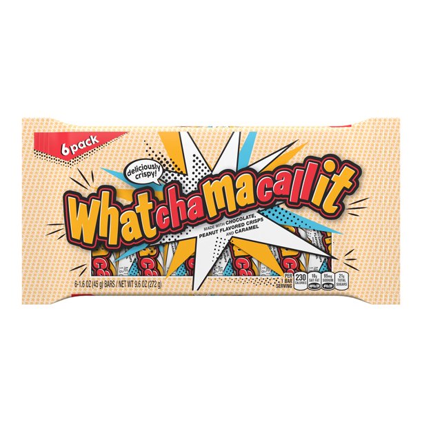 Whatchamacallit caramelo de maní de chocolate y caramelo 272gr