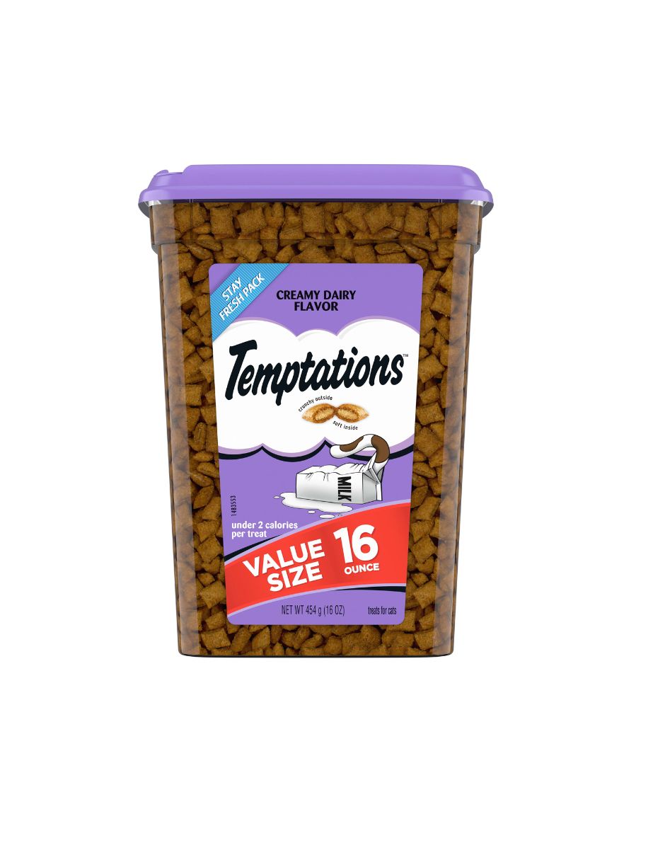 Temptations premios para gatos sabor lácteo cremoso 454g