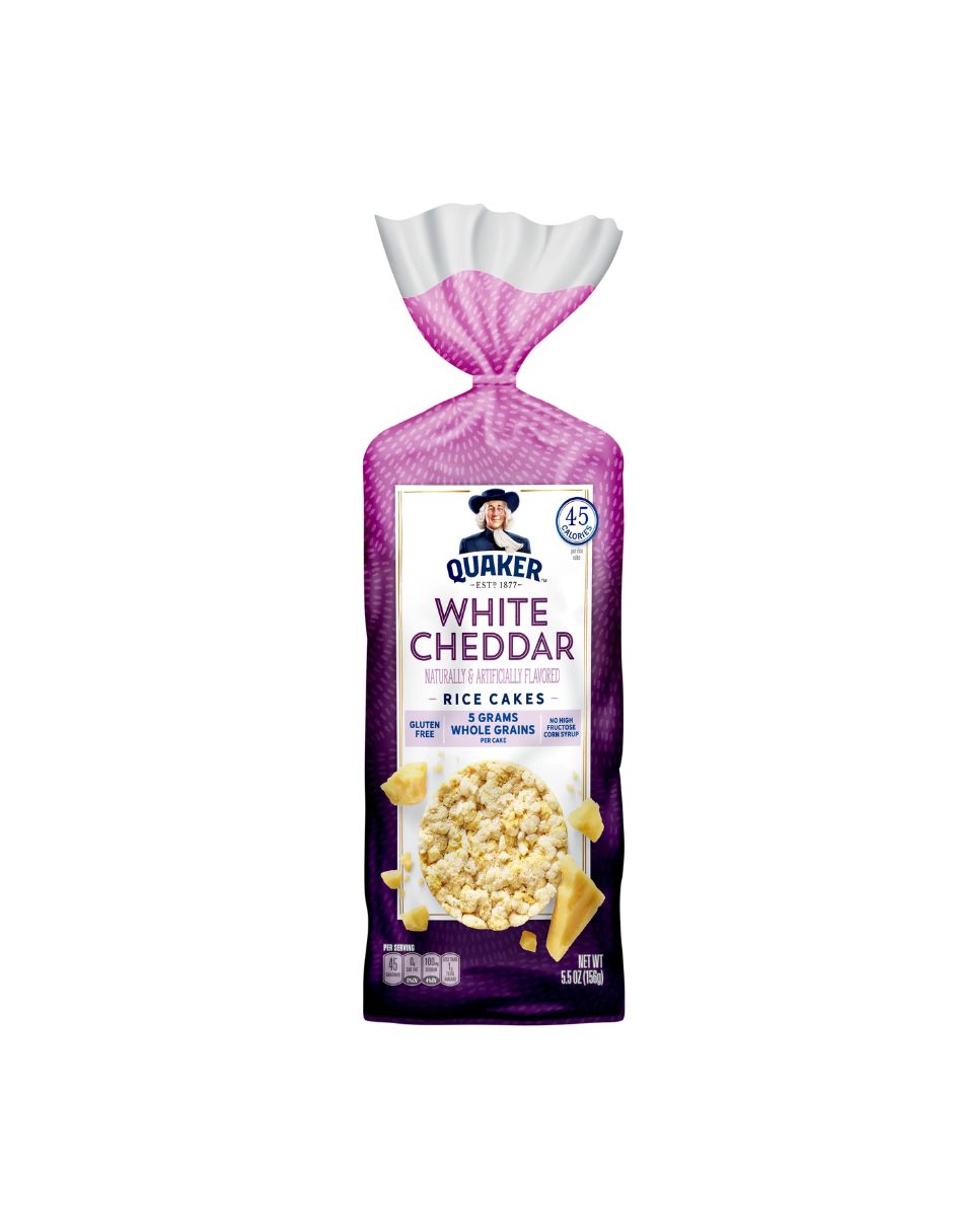 Galletas de arroz Quaker sabor queso cheddar 156gr