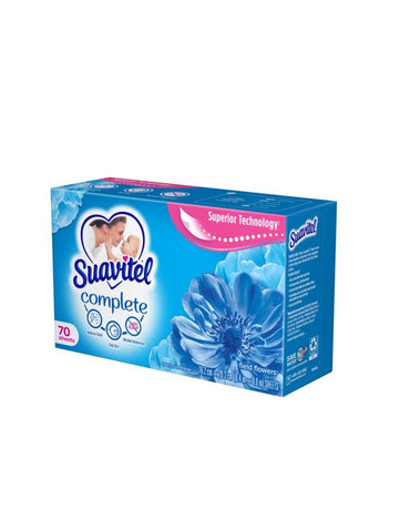 Suavitel Hojas para secadora variedad de aromas 70 unidades