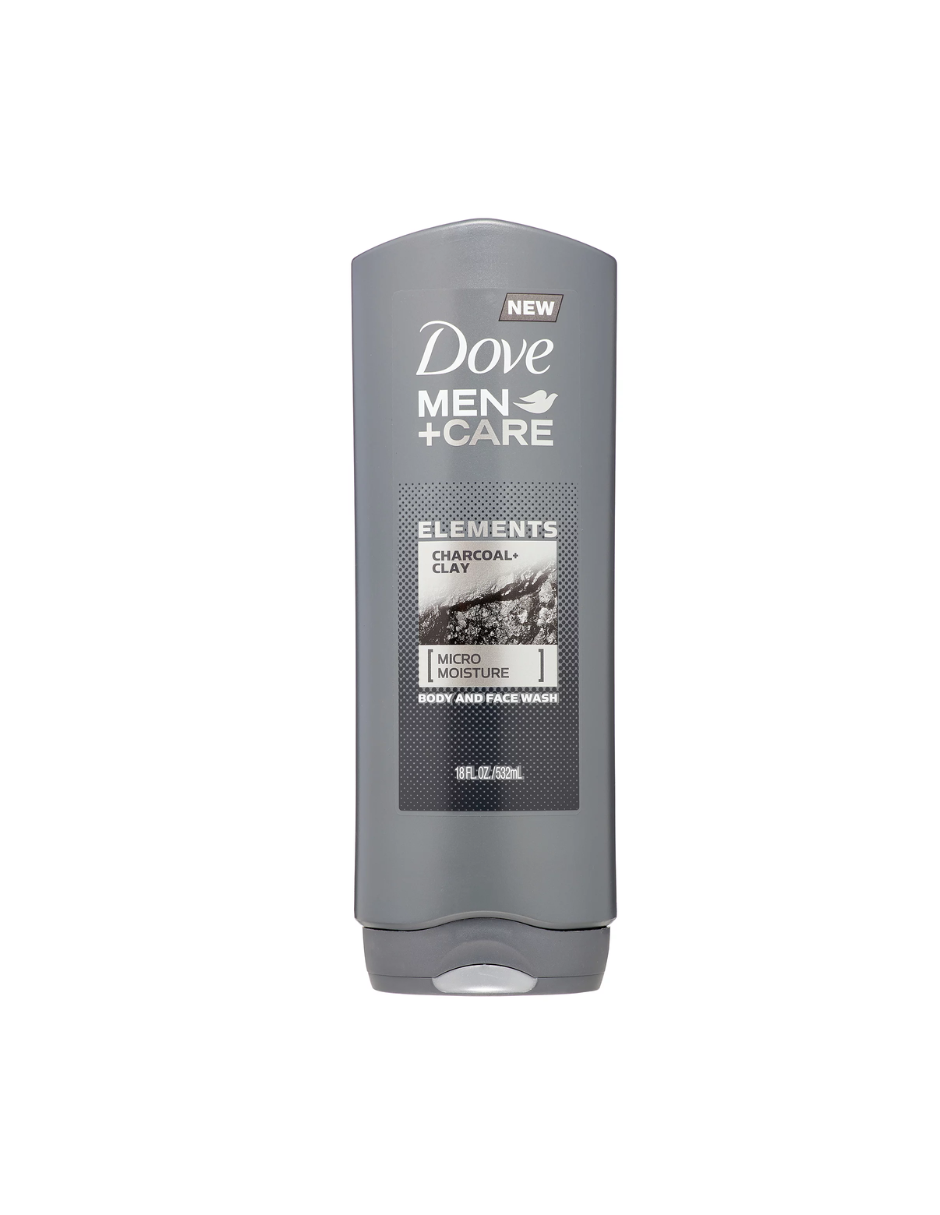 Dove Men + Care Elements Gel de Baño Carbón + Arcilla 532ml